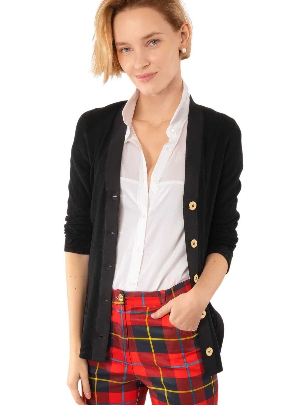 Gretchen Scott Grosgrain Heaven Cardigan